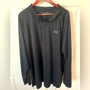 Men’s black Under Armor quarter zip 4XL pullover